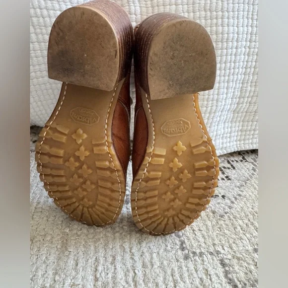 Frye Sabrina 6G Lace Up Boots in Saddle Cognac - Picture 5 of 8